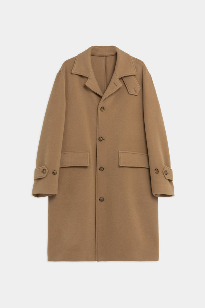 Cappotto Lungo Sartoriale In Panno