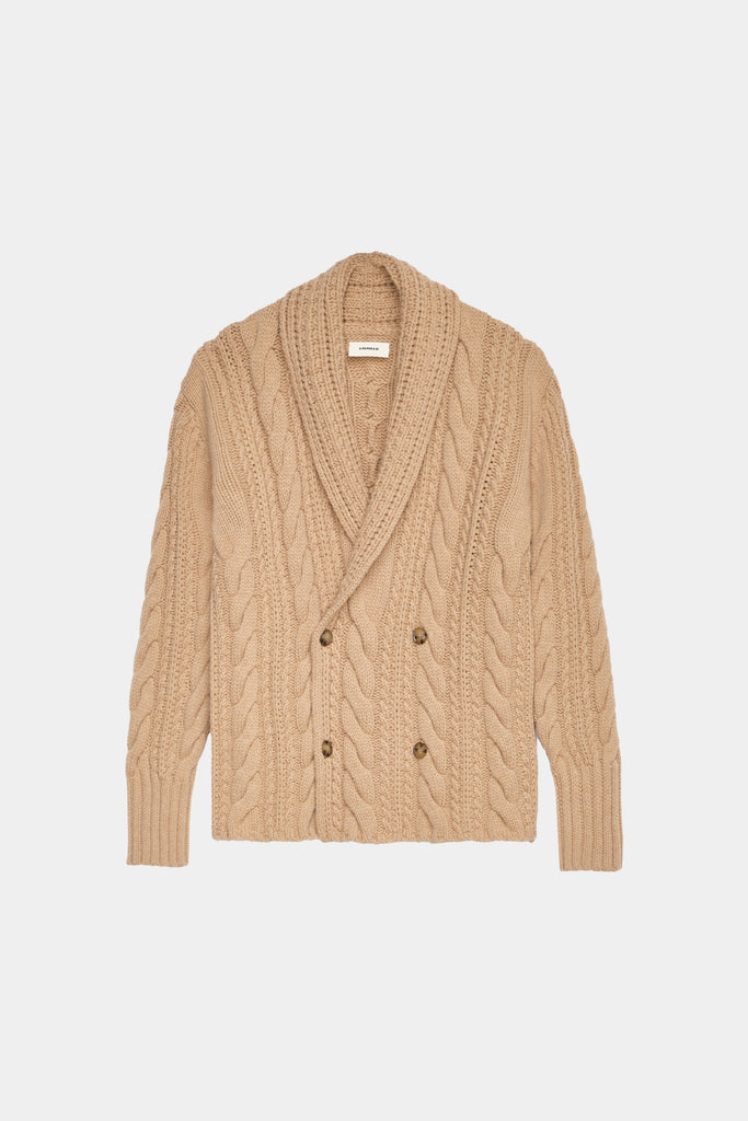 Cardigan Doppiopetto A Trecce