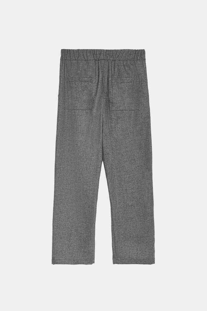 Pantalone Relaxed In Tessuto Tramato