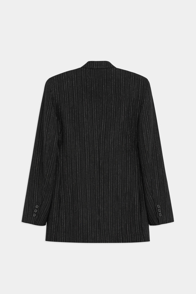 Blazer Doppiopetto Gessato Lurex