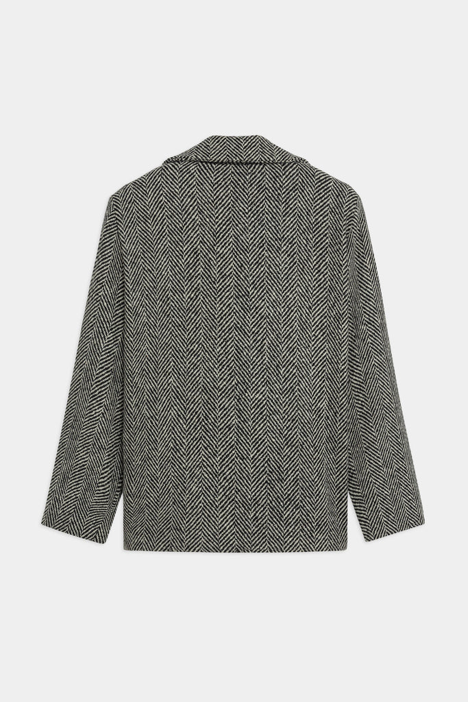 Blazer Doppiopetto In Herringbone