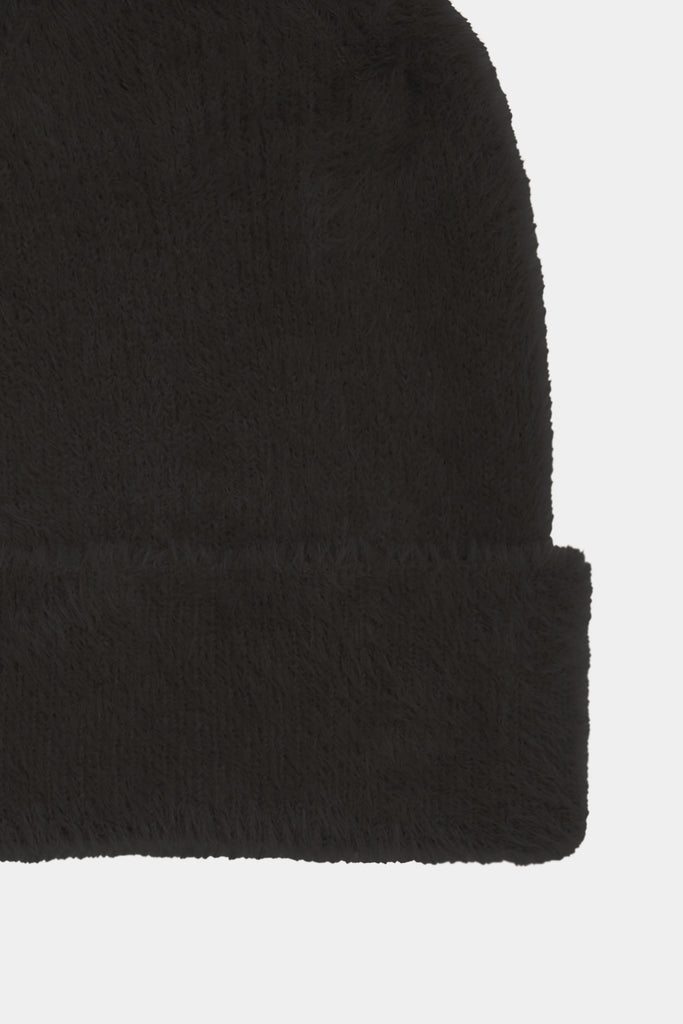 Beanie In Maglia Peluche