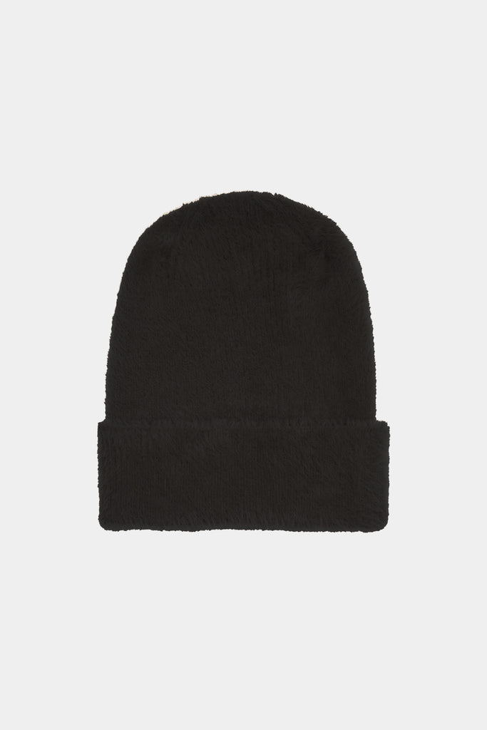 Beanie In Maglia Peluche