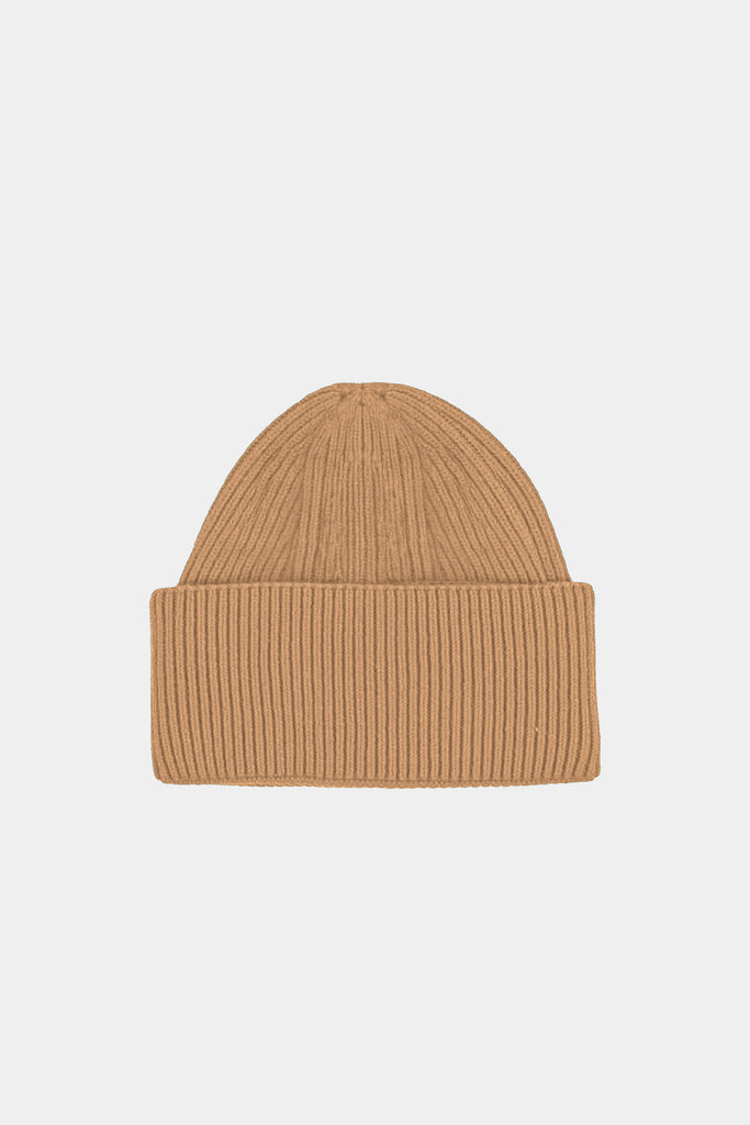 Beanie In Maglia A Coste