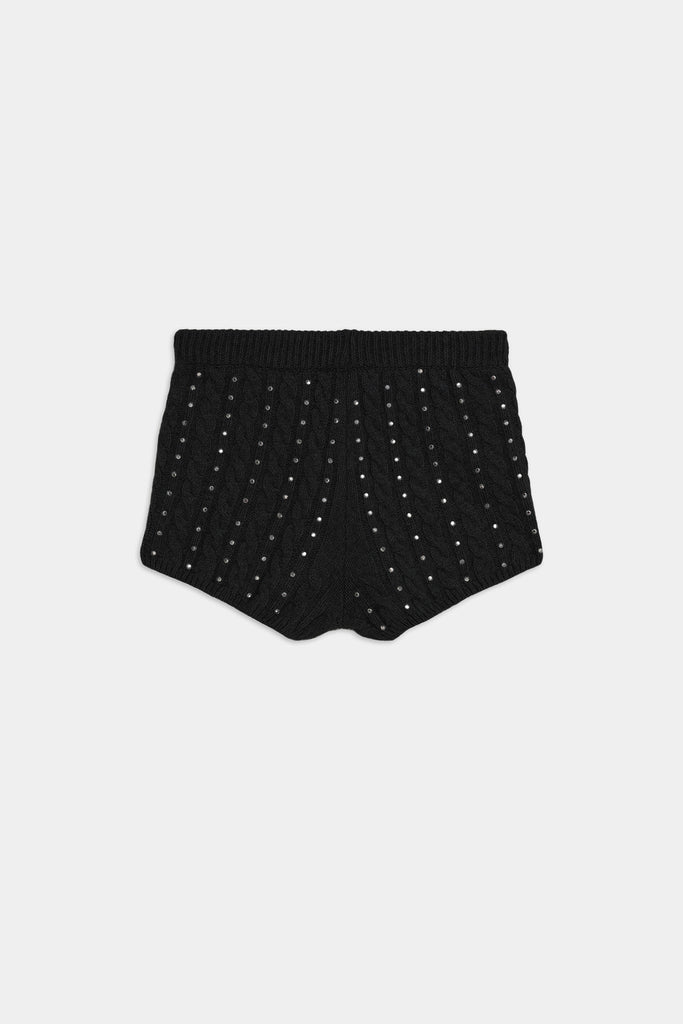 Coulotte In Maglia Con Micro Borchie