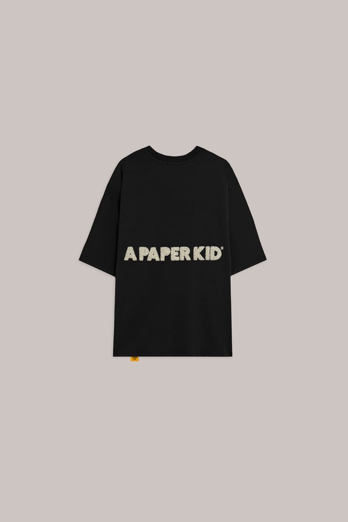 A Paper Kid T-Shirt Embr Pearls