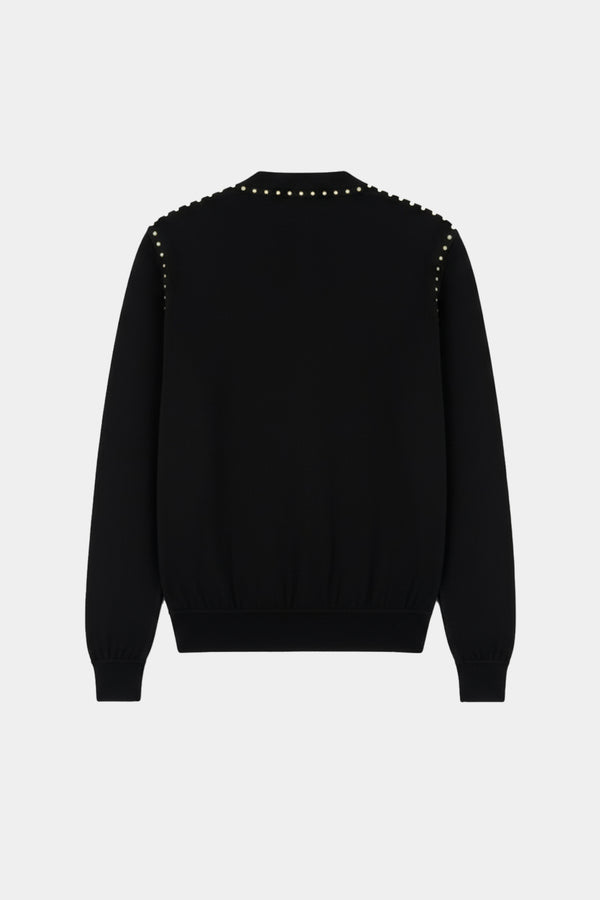 Cardigan Con Borchie