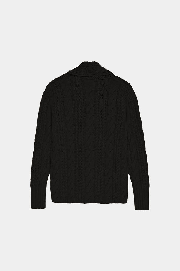 Cardigan Doppiopetto A Trecce