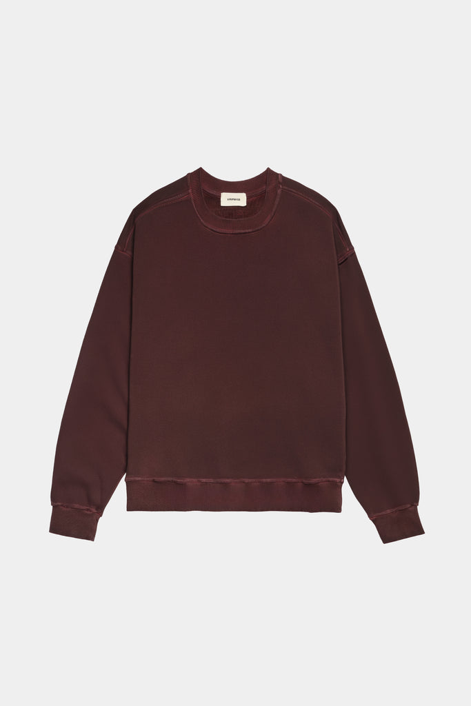 Felpa Girocollo Con Patch Logo