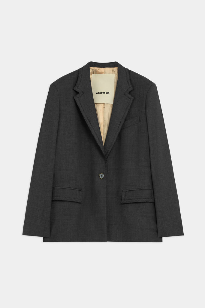 Blazer Monopetto Effetto Destroyed