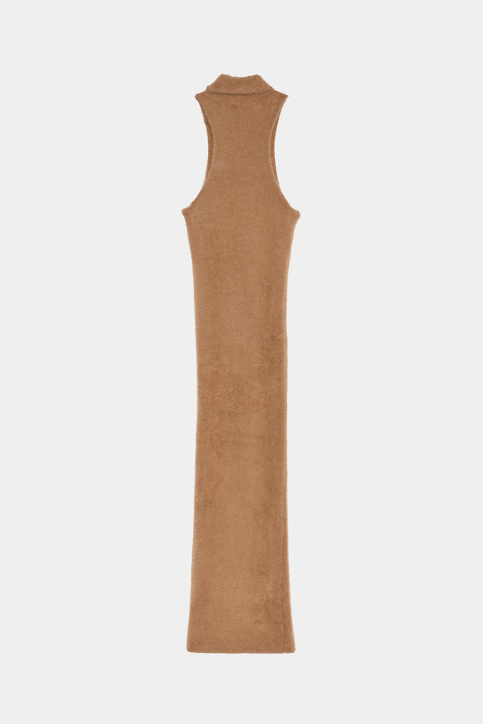 Abito Lungo In Maglia Peluche