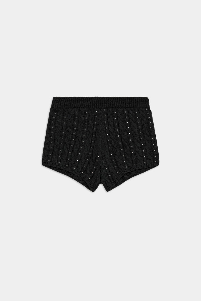 Coulotte In Maglia Con Micro Borchie