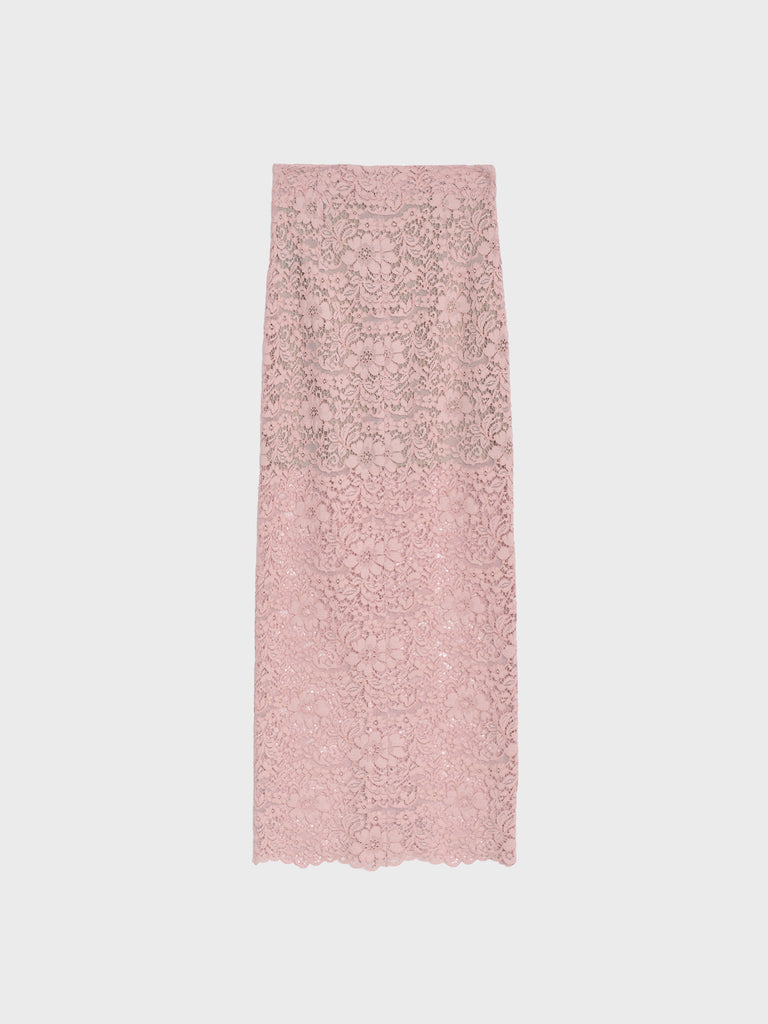 A Paper Kid Lace midi skirt