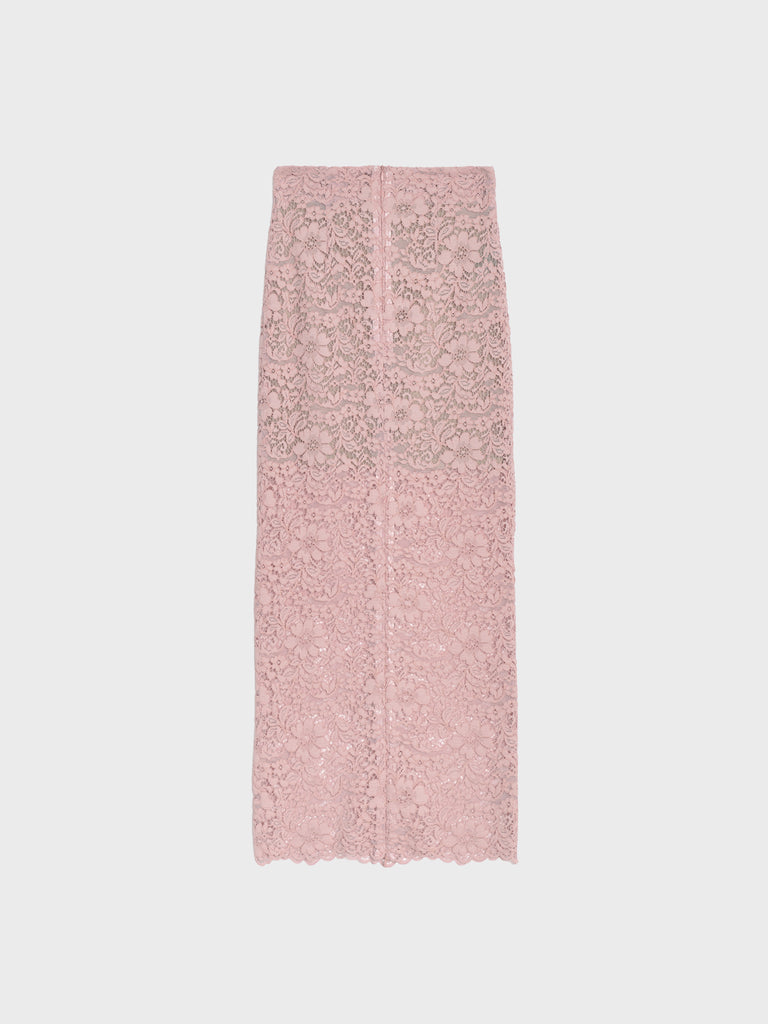 A Paper Kid Lace midi skirt