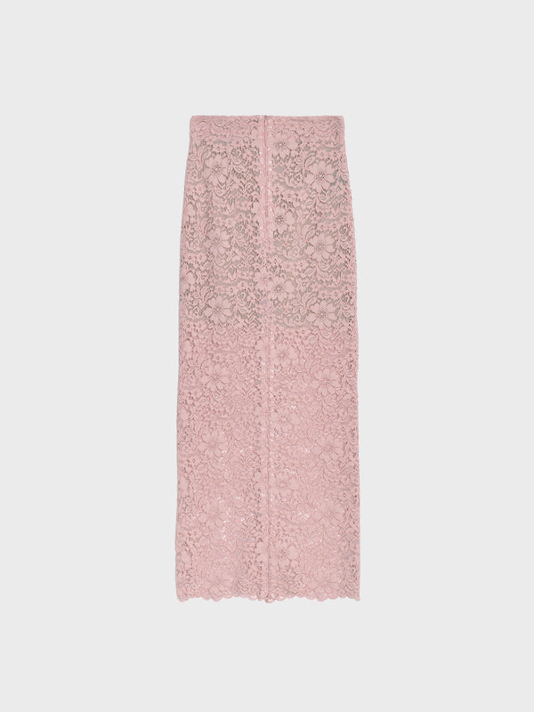 A Paper Kid Lace midi skirt