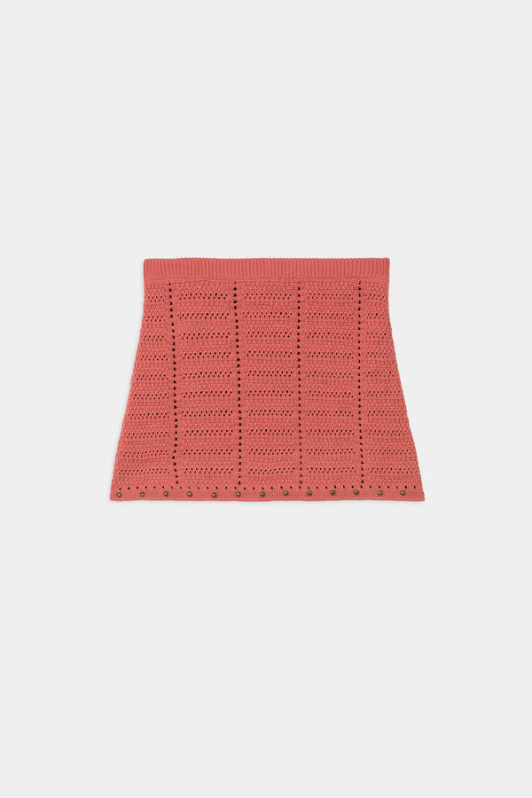 Gonna In Maglia Traforata